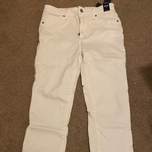 Abercrombie high rise ankle skinny jeans